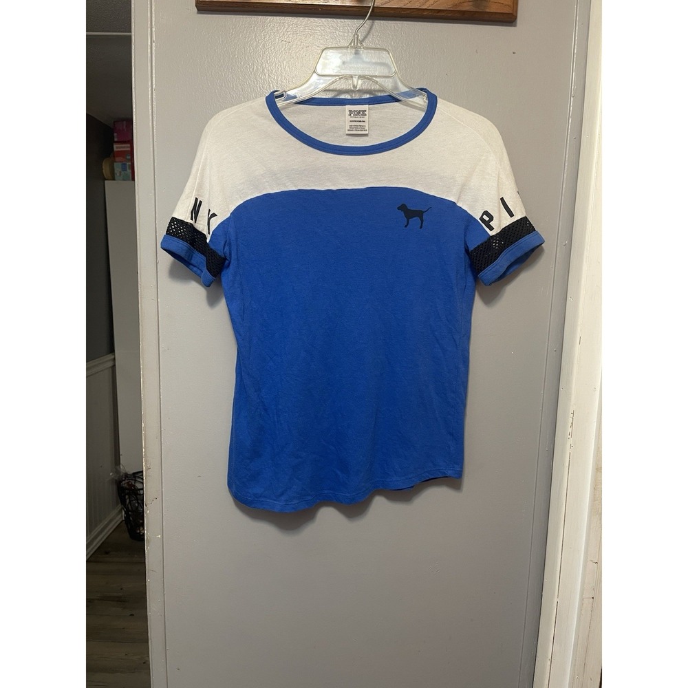 Pink by Victoria's Secret extra small T-shirt blue white black